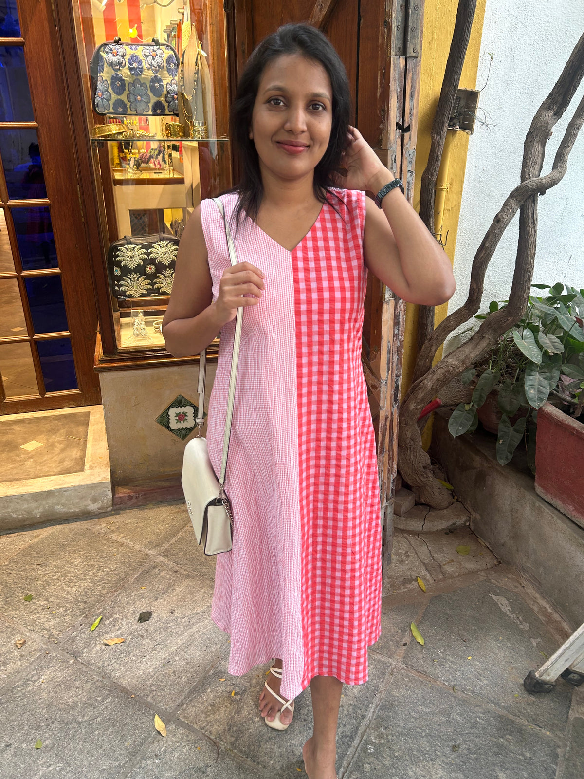 Pink check